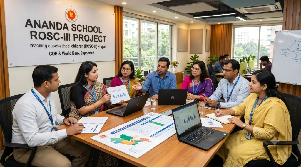 Ananda School Headquarters conference and executive meeting room in Dhaka, Bangladesh